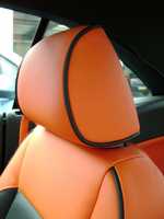 RGS VW Eos nappa zwart met Lamborghini oranje (12)