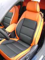 RGS VW Eos nappa zwart met Lamborghini oranje (7)