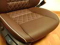 BMW 5 serie F10 in RGS Handmade leder met ruit en piping (5)