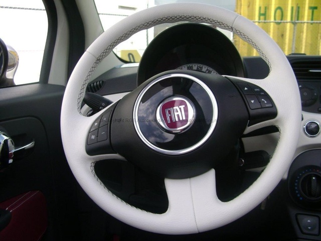 Fiat 500 Cabrio RGS Autobekleding 014 Burgundy