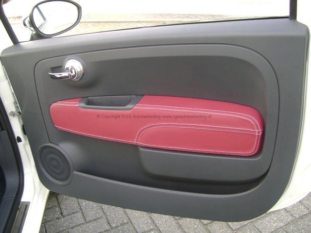 Fiat 500 Cabrio RGS Autobekleding 014 Burgundy