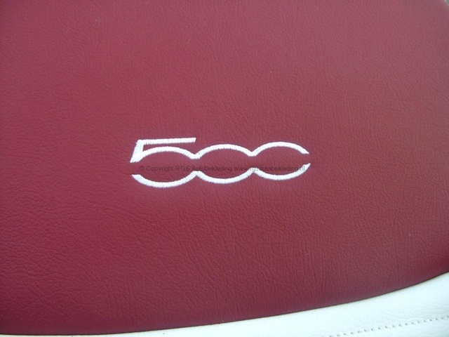 Fiat 500 Cabrio RGS Autobekleding 014 Burgundy