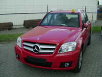 RGS Mercedes GLK Handmade Collectie zwart 000 met rood stiksel