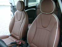 RGS Mini Clubman Lounge RG004 Terra met creme piping (9)